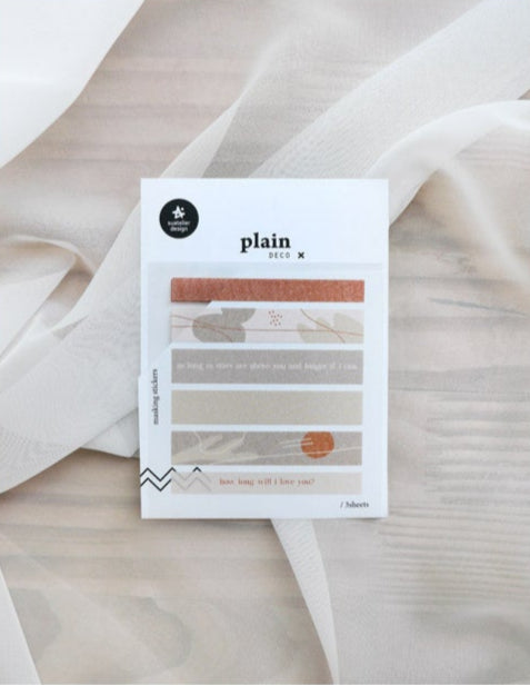 Plain Deco Stickers | 1650 plain.46