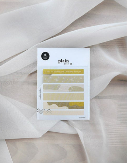 Plain Deco Stickers | 1652 plain.48