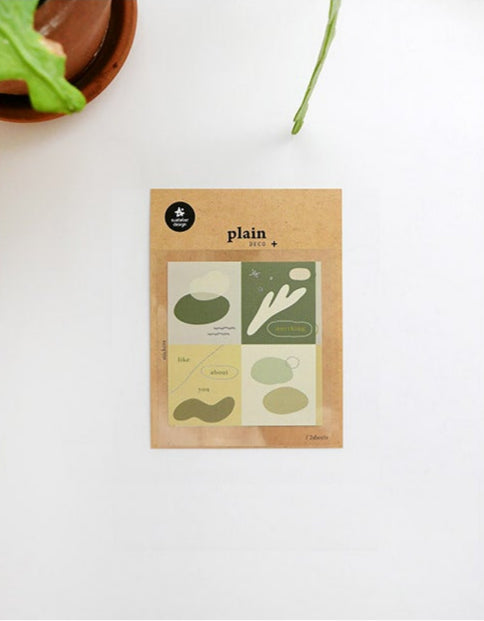 Plain Deco Stickers | 1654 plain.50