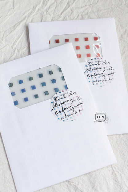 Transfer Stickers | Color Squares (set of 14 sheets)