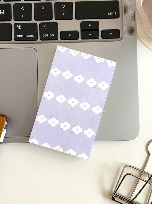 Notepad | Purple Floral