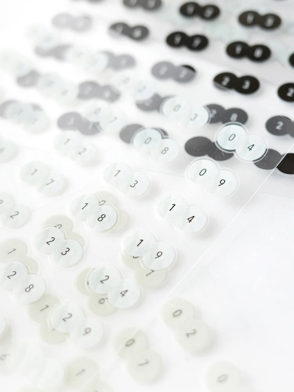 Nyret PET Sticker | Numbers