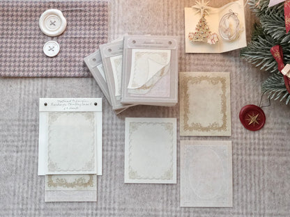(PRE ORDER) Memo pad | Tailored to Precision: Rectangle Chantilly Lace I/II