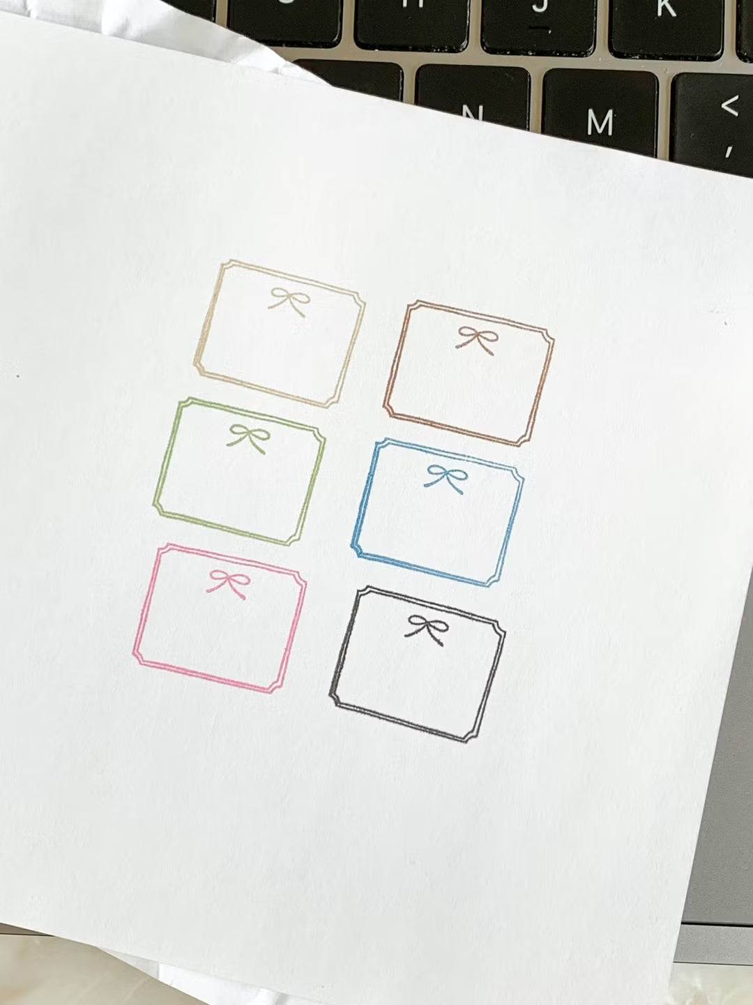 Maison de Summer Stamps | Ribbon Label
