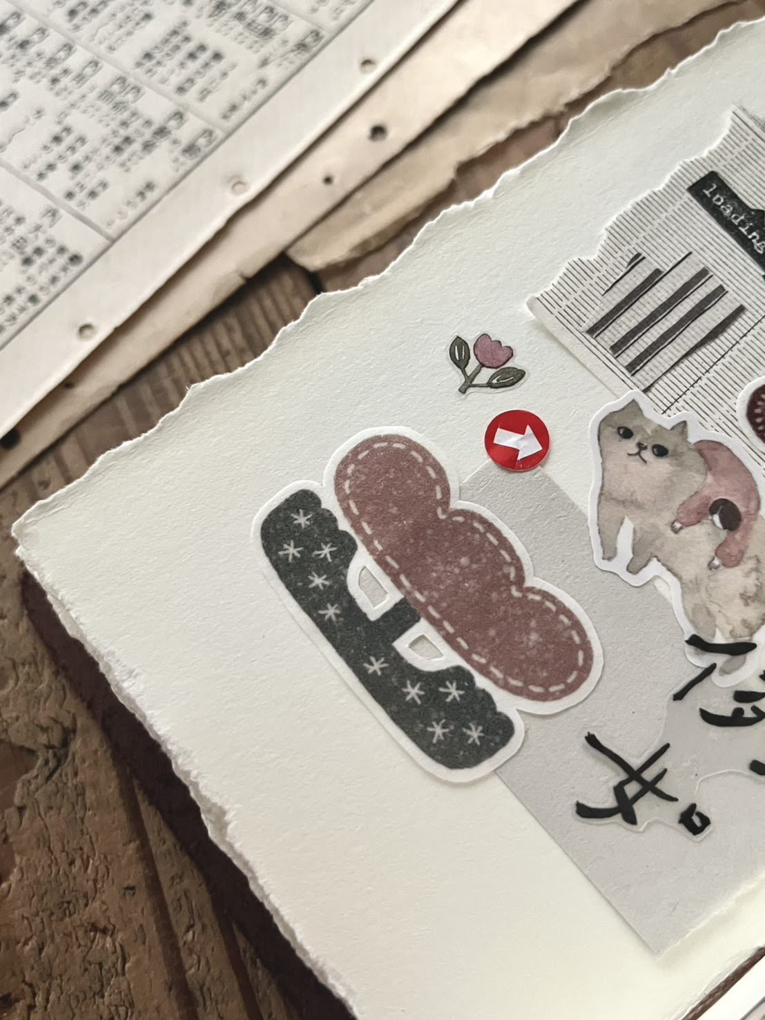 Kiss-cut Washi Tape | Fabric (5cm)