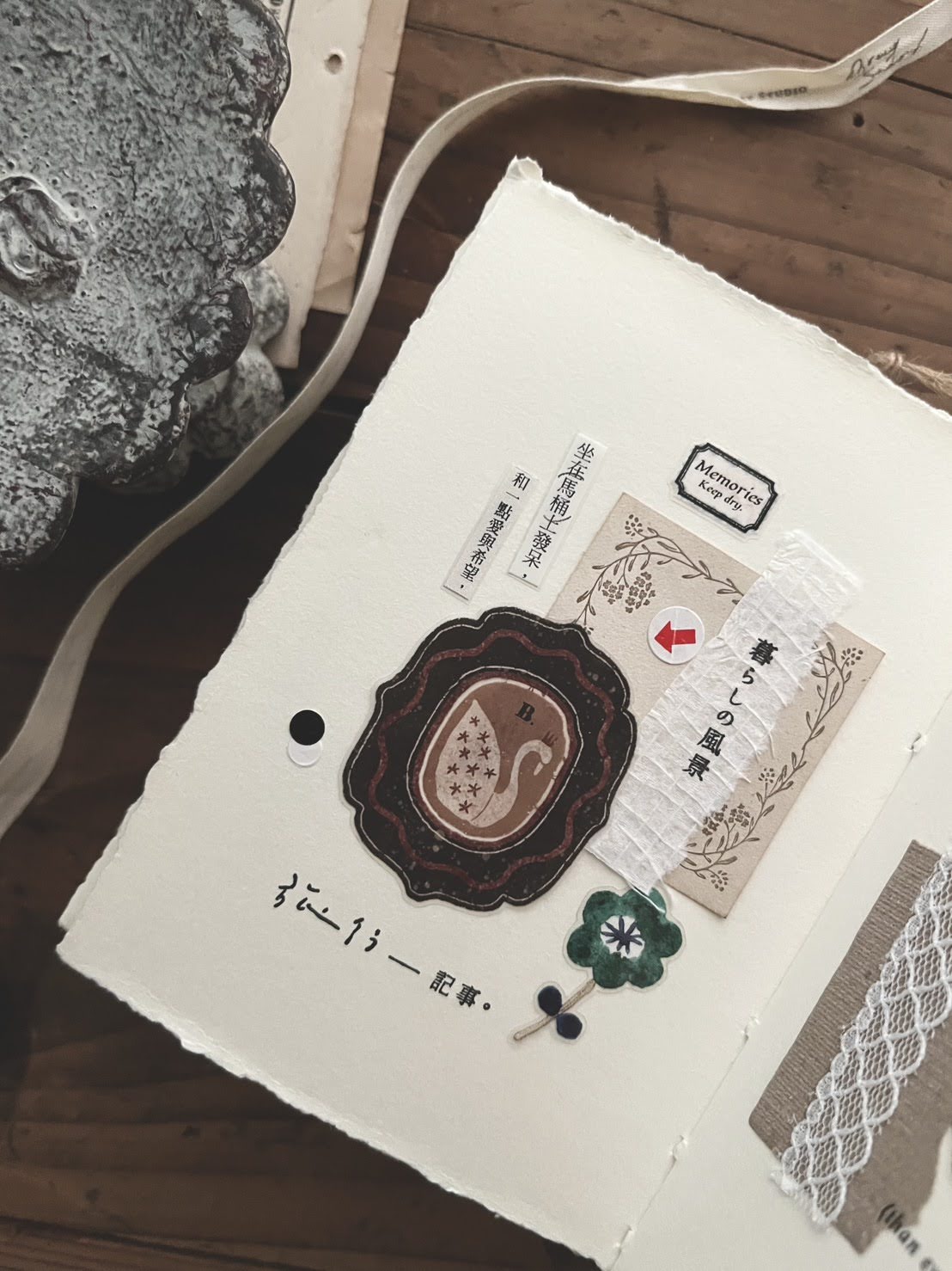 Matte PET Tape | Flower window (5cm)