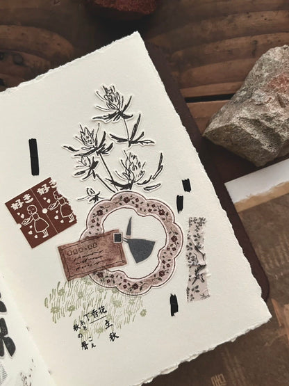 Matte PET Tape | Forest of flower (5cm)
