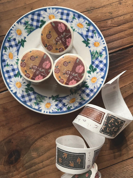Kiss-cut Washi Tape | Patchwork (3cm)