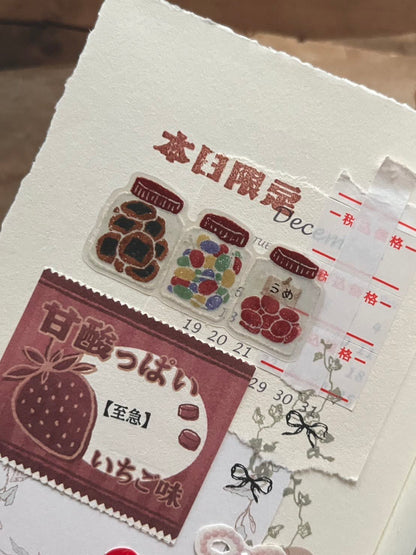 Memo | Letter Paper Pad (Snack, Pudding, Fruit candy)