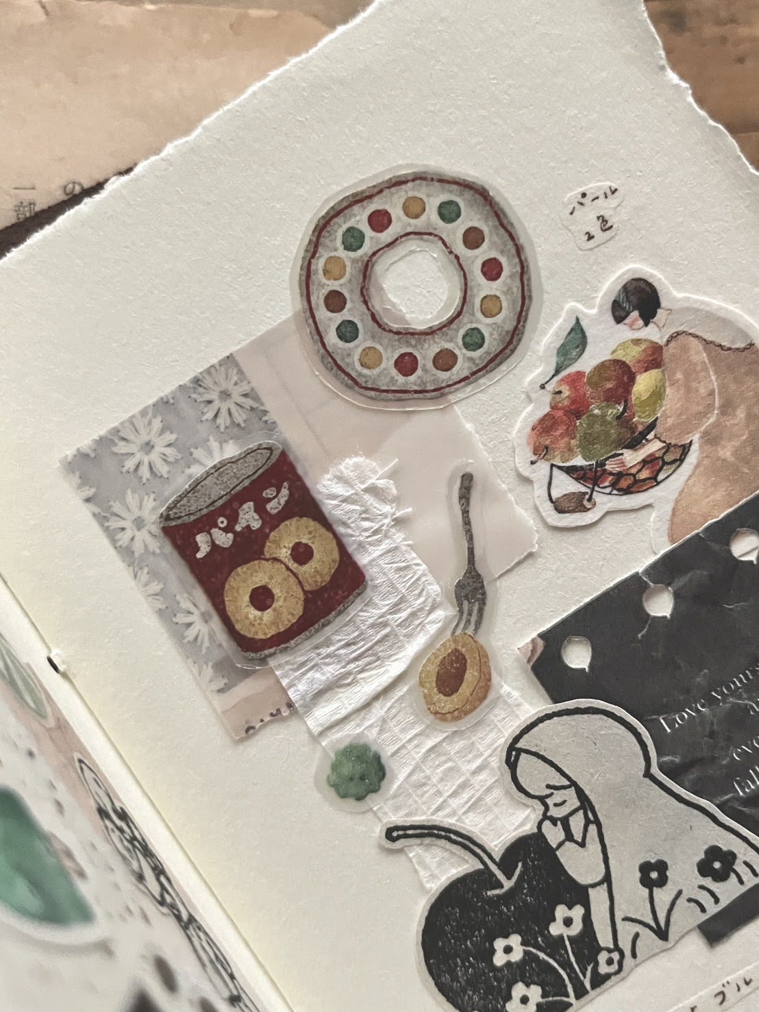 Kiss-cut PET Tape | Snack shop (3.5cm)