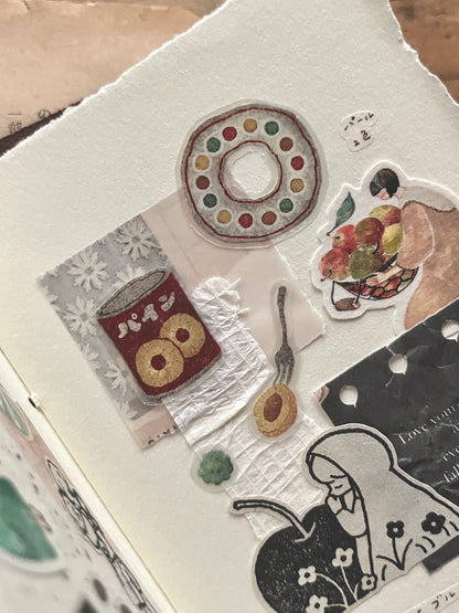 Kiss-cut PET Tape | Snack shop (3.5cm)