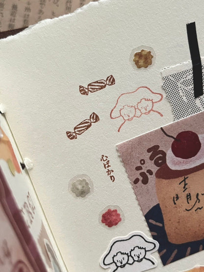 Kiss-cut PET Tape | Snack shop (3.5cm)