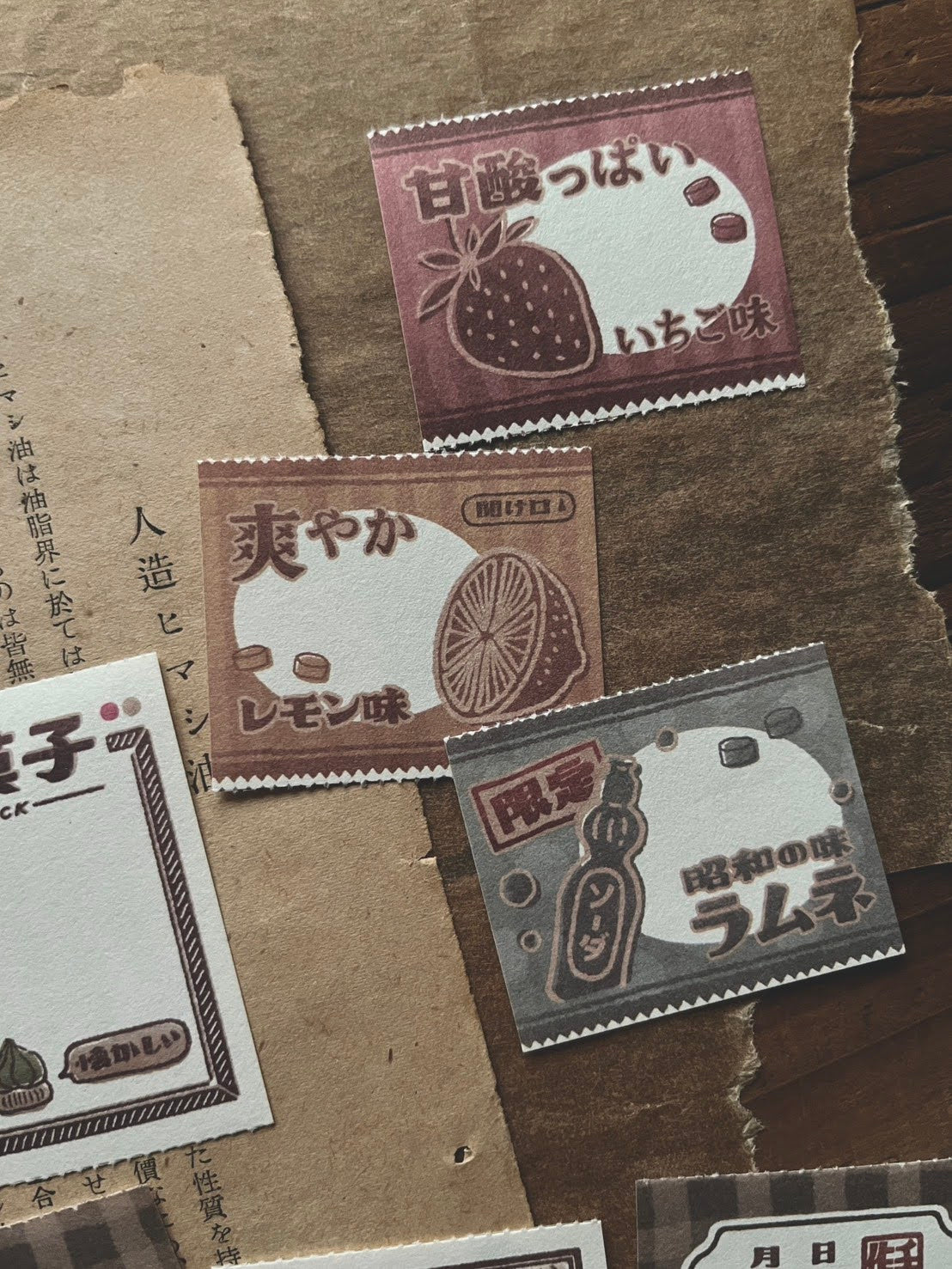 Memo | Letter Paper Pad (Snack, Pudding, Fruit candy)