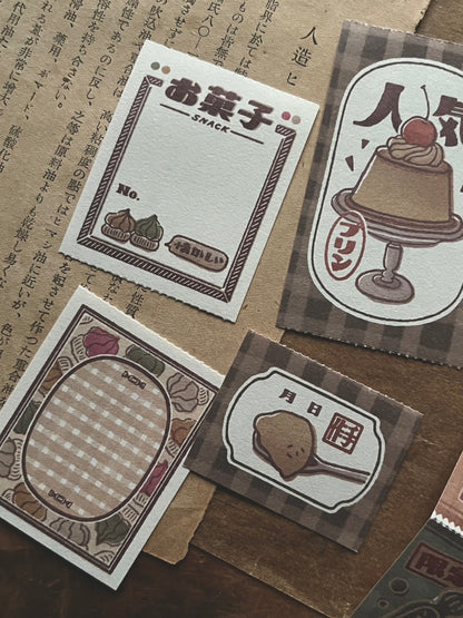 Memo | Letter Paper Pad (Snack, Pudding, Fruit candy)