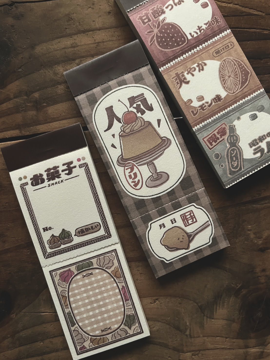 Memo | Letter Paper Pad (Snack, Pudding, Fruit candy)