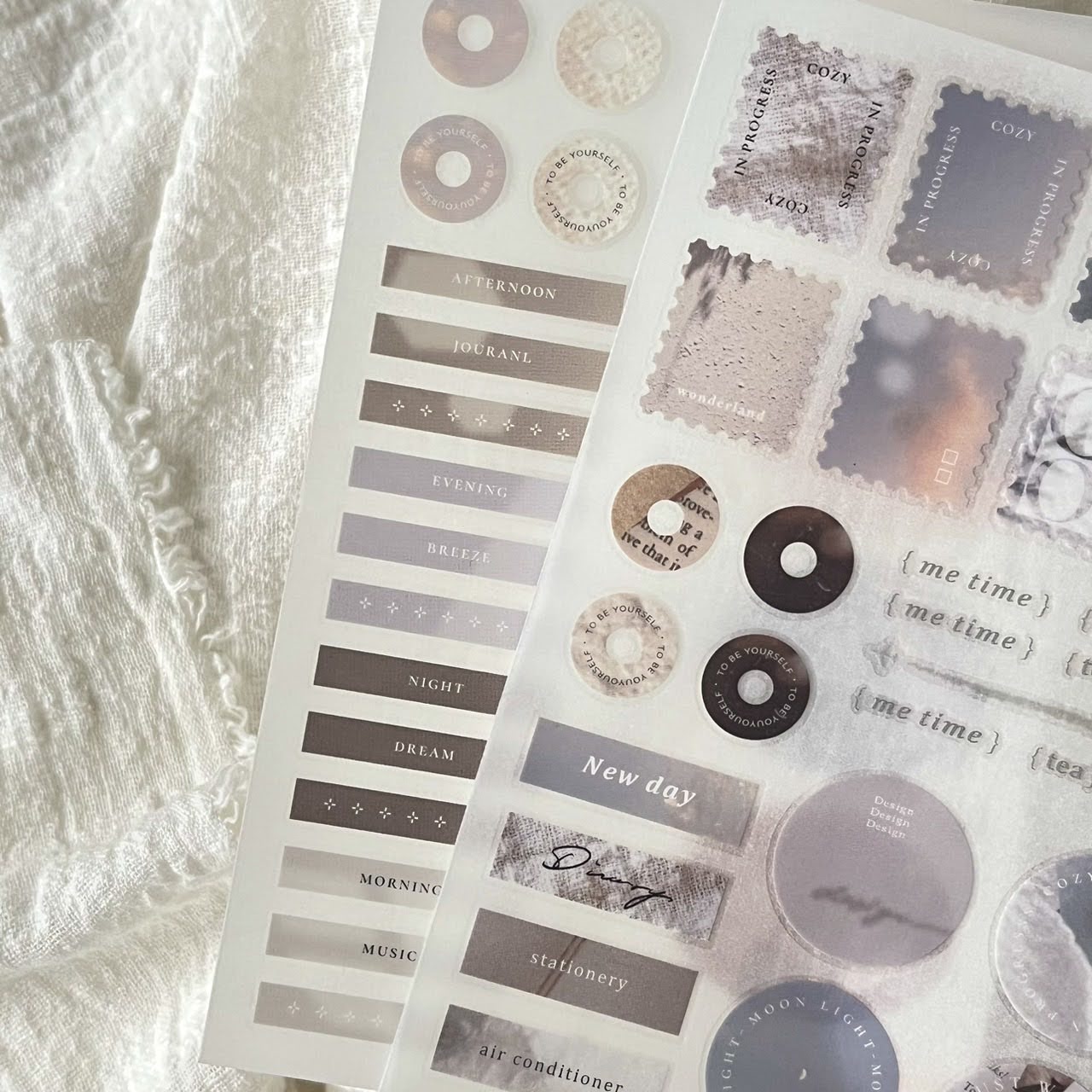 Print-on Sticker | COZY # in progress (Vol.1 & Vol.2)