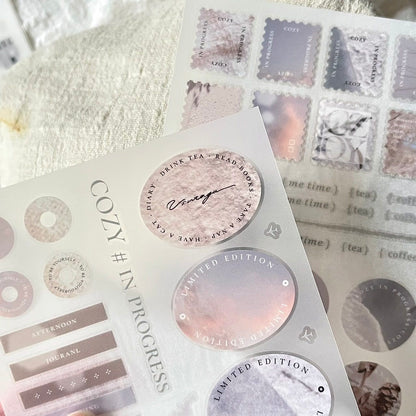 Print-on Sticker | COZY # in progress (Vol.1 & Vol.2)