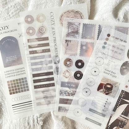Print-on Sticker | COZY # in progress (Vol.1 & Vol.2)