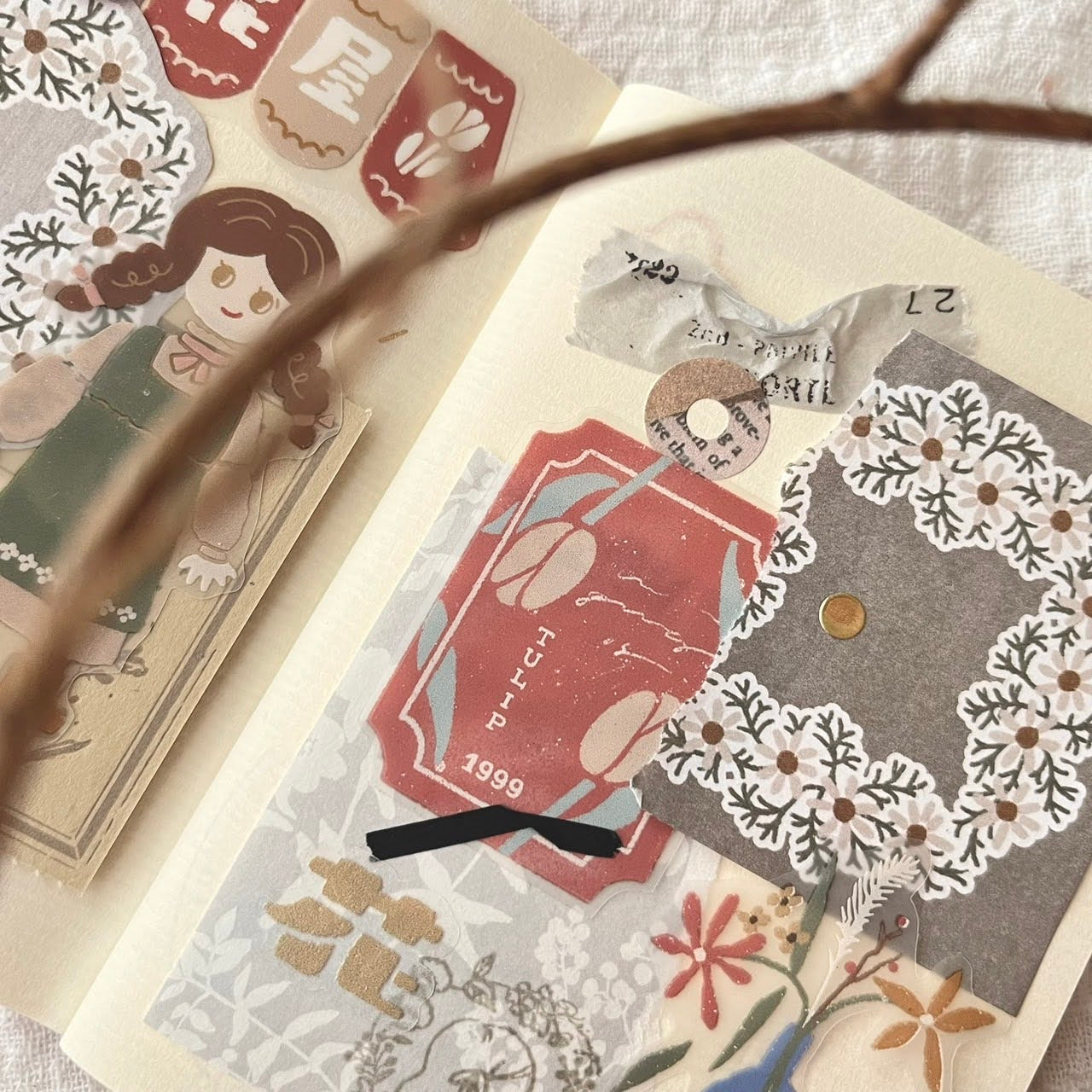 Matte PET Tape | Flower Shop - Hall (5cm)