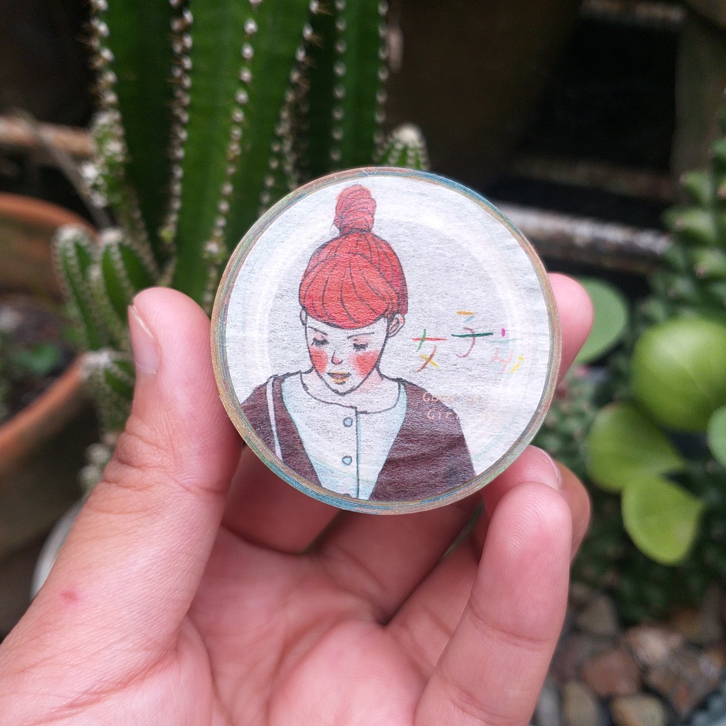 Washi Tape | Stand in square (1.5cm)