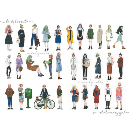 Stickers in Tin Box | Stationery girl