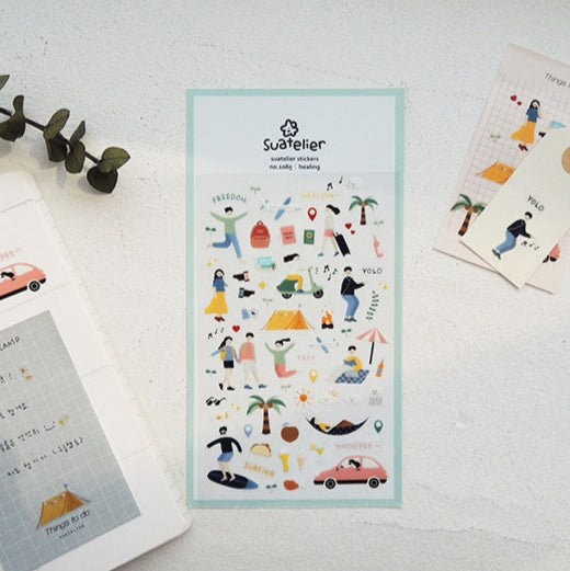 Daily Deco Stickers | 1065 healing