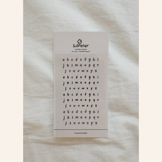 Daily Deco Stickers | 1119 handwriting #1