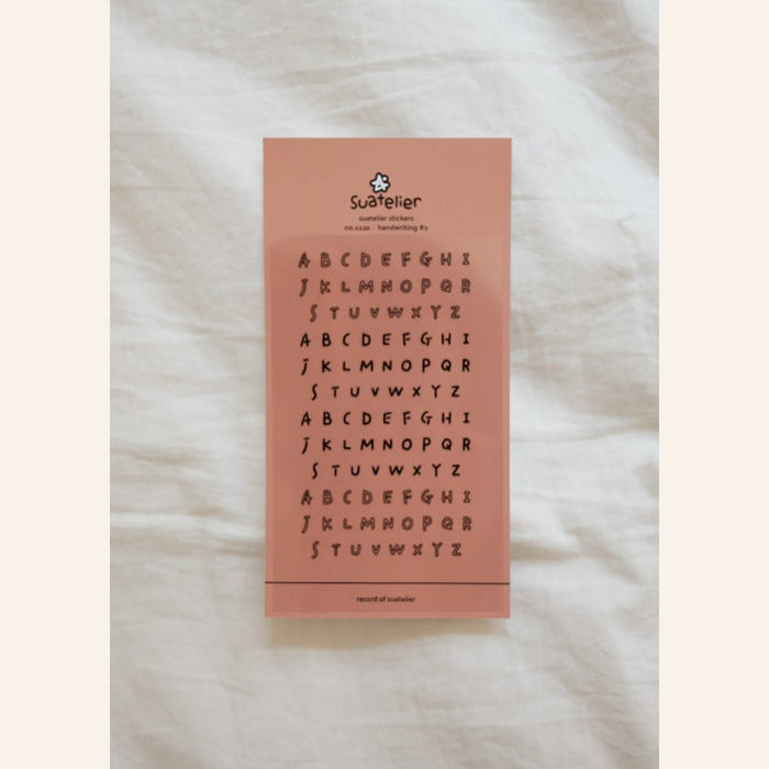 Daily Deco Stickers | 1120 handwriting #2