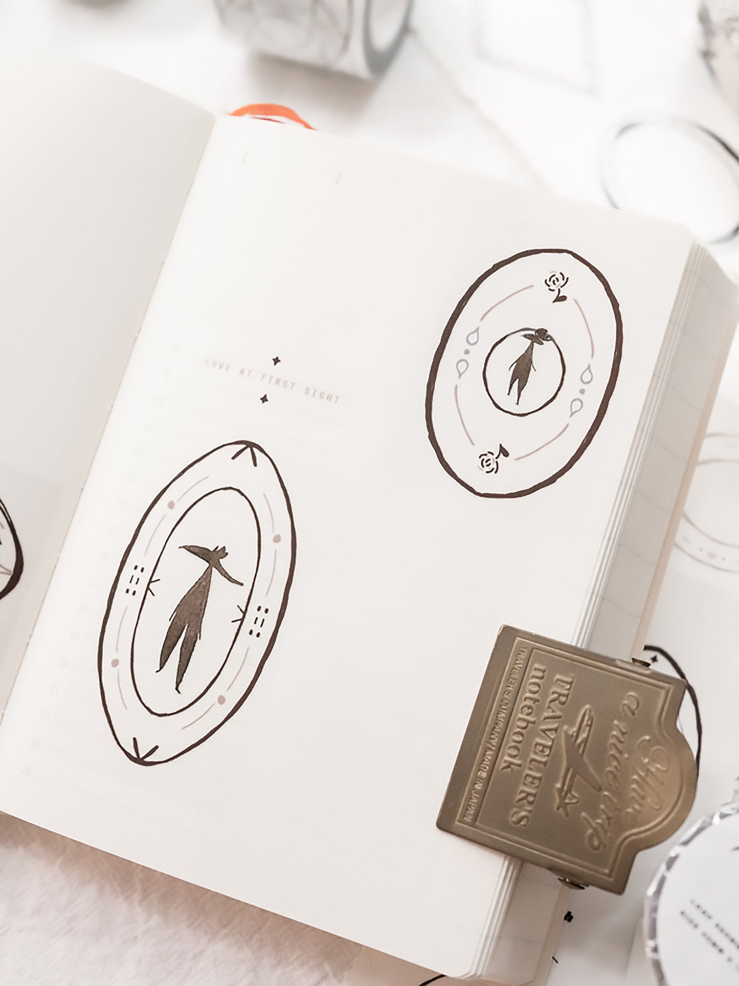 Glossy PET Tape | Plates Rose Gold (4cm)