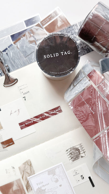 Glossy PET Tape | Solid Tag (5cm)