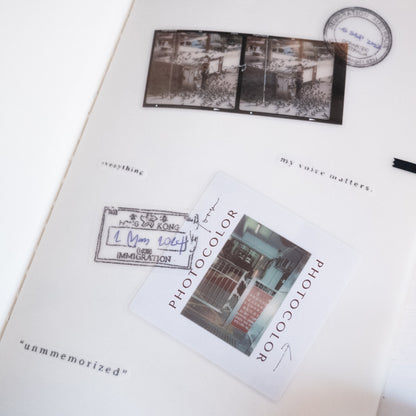 Kiss-cut PET Tape | Expired Visa Stamp (3cm)
