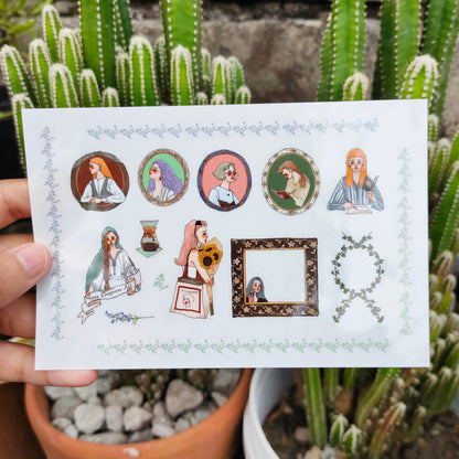 Transfer Stickers | literature girl