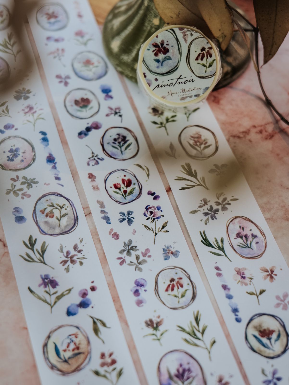 Washi Tape | Pinot Noir (4cm)