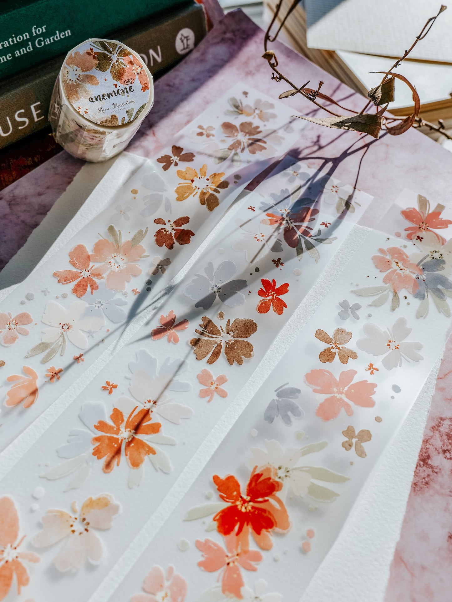 Matte PET Tape | Anemone (5cm)