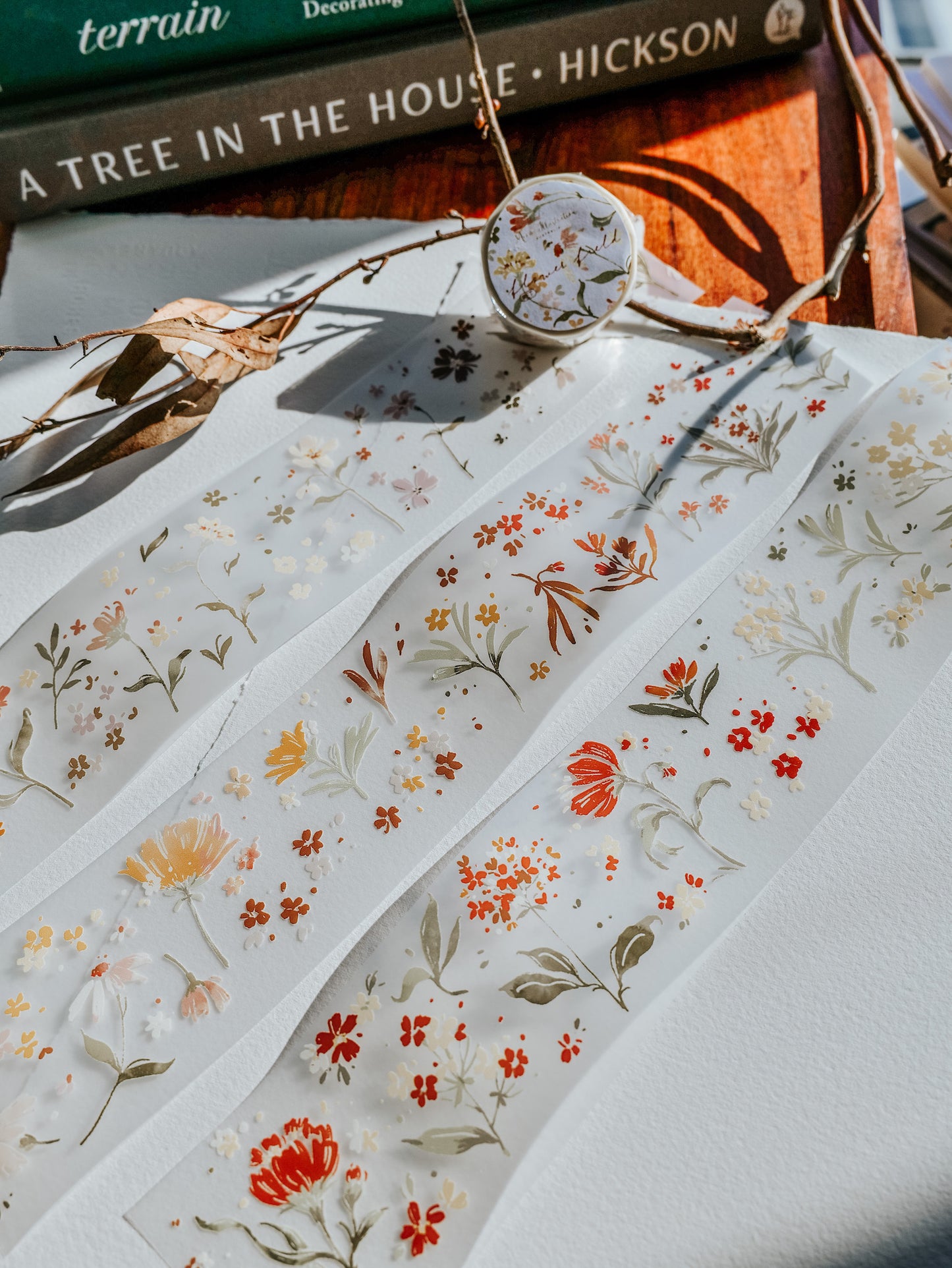 Matte PET Tape | Flower Field (5cm)