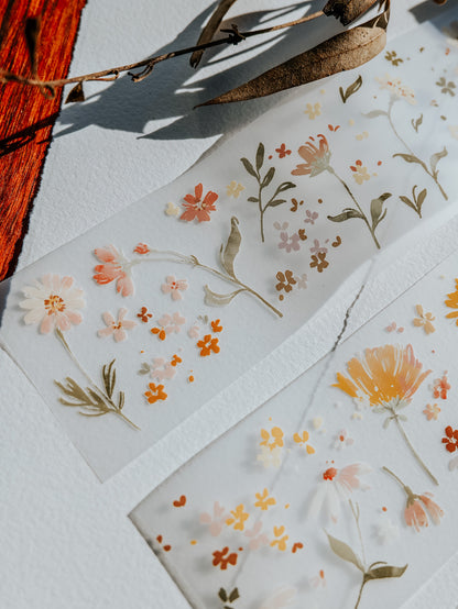 Matte PET Tape | Flower Field (5cm)