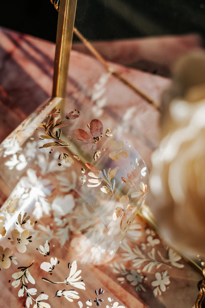 Glossy PET Tape | Meant to wither (5cm) (with Rose Gold foil)