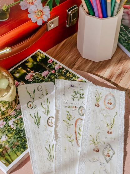 Washi Tape | A Year of Blossom Spring (5cm) (with Silver Foil)