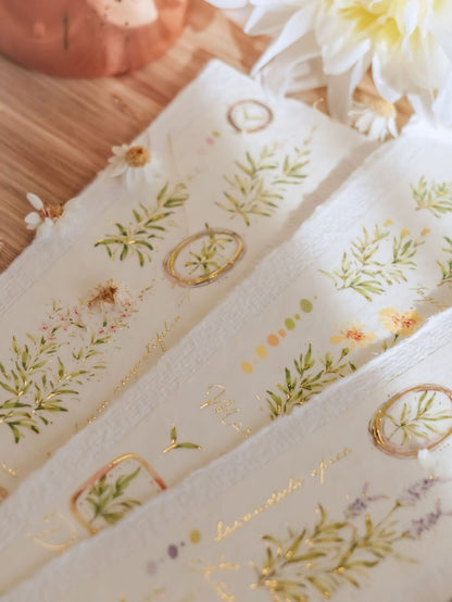 Washi Tape | A Year of Blossom Summer (5cm) (with Gold Foil)
