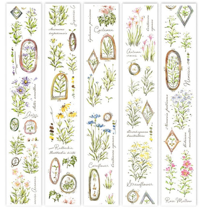 Washi Tape | A Year of Blossom Autumn (5cm) (with Bronze Gold Foil)