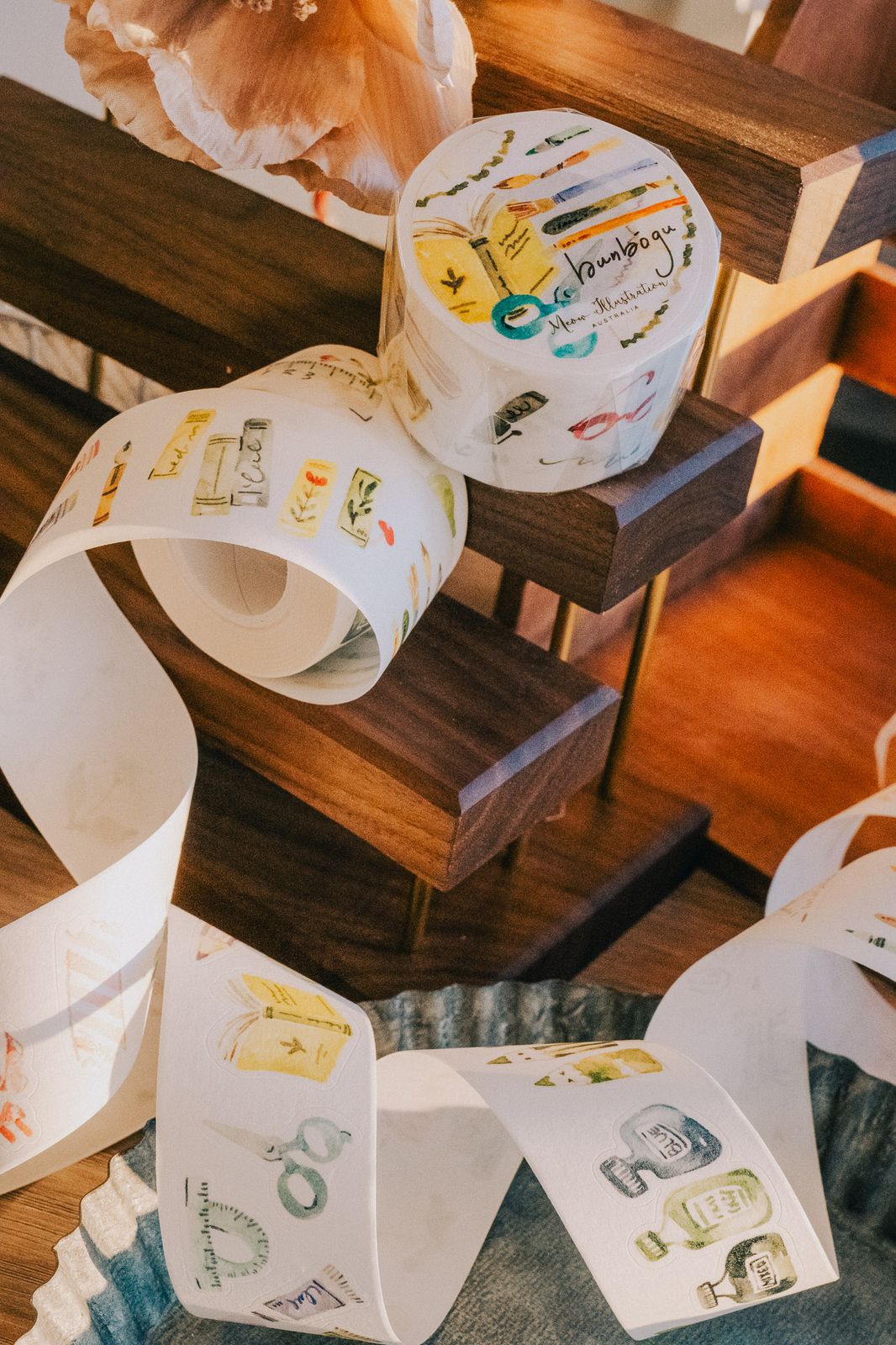 (Incoming Stock) Kiss-cut Washi Tape | Bunbōgu (3.5cm)