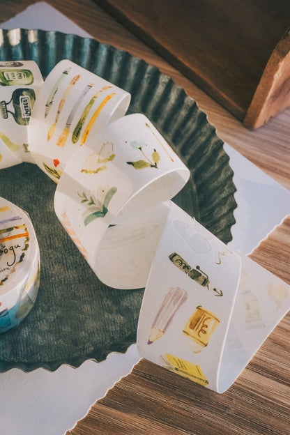 Kiss-cut Washi Tape | Bunbōgu (3.5cm)