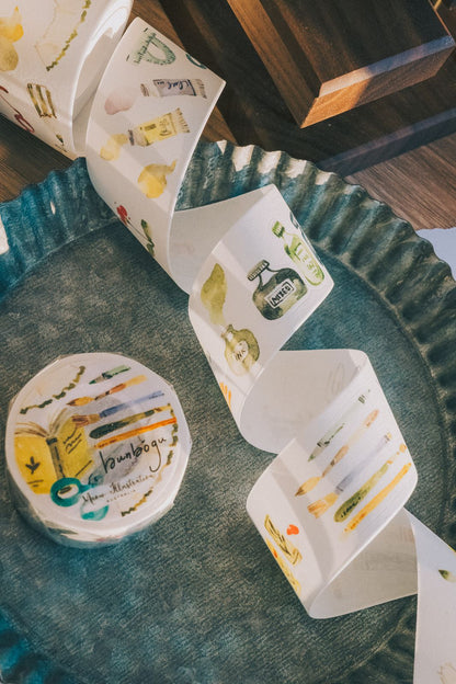 Kiss-cut Washi Tape | Bunbōgu (3.5cm)