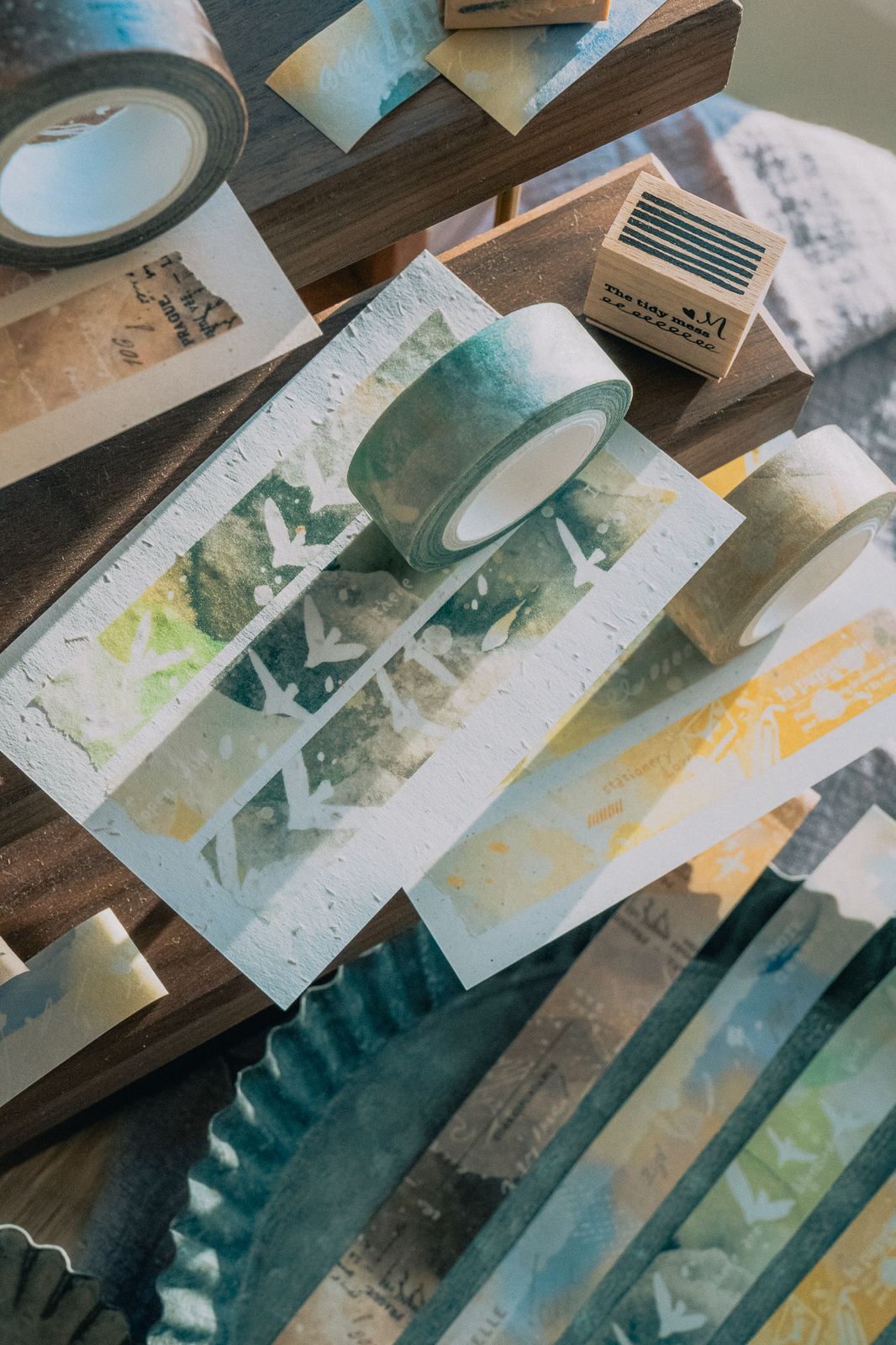 (Incoming Stock) Washi Tape | In The Open Wild There Are Bluebirds (1.5cm)