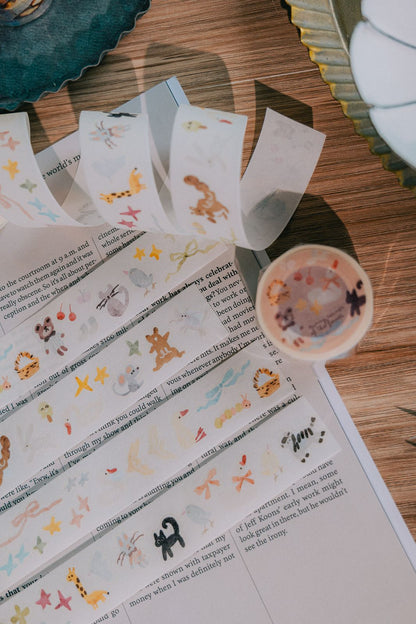 Kiss-cut Washi Tape | Sunny Corner of The Forest (2.5cm)