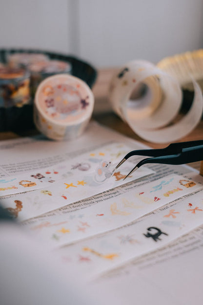 Kiss-cut Washi Tape | Sunny Corner of The Forest (2.5cm)