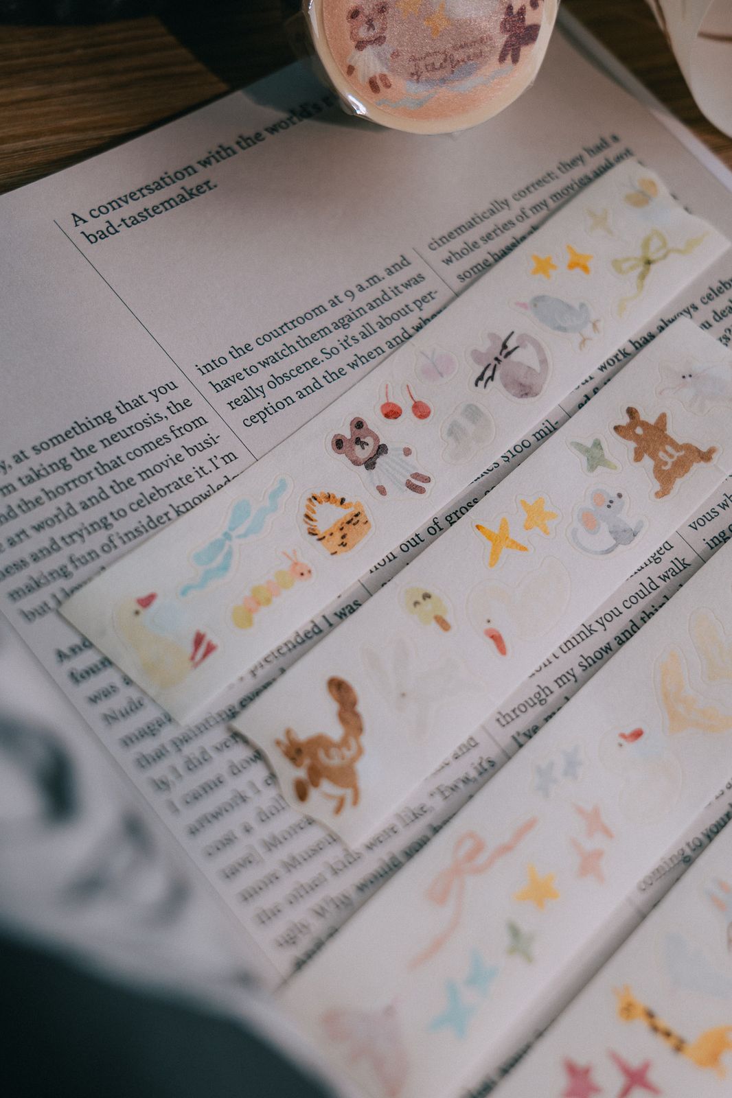 Kiss-cut Washi Tape | Sunny Corner of The Forest (2.5cm)