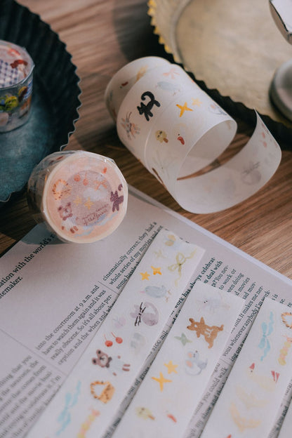 Kiss-cut Washi Tape | Sunny Corner of The Forest (2.5cm)