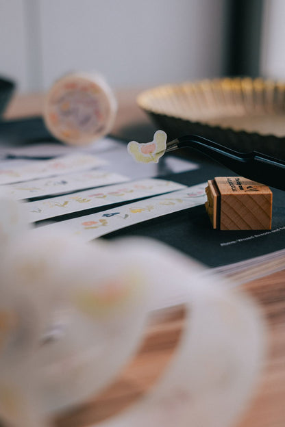 Kiss-cut Washi Tape | Little Corner Blooms (2.5cm)