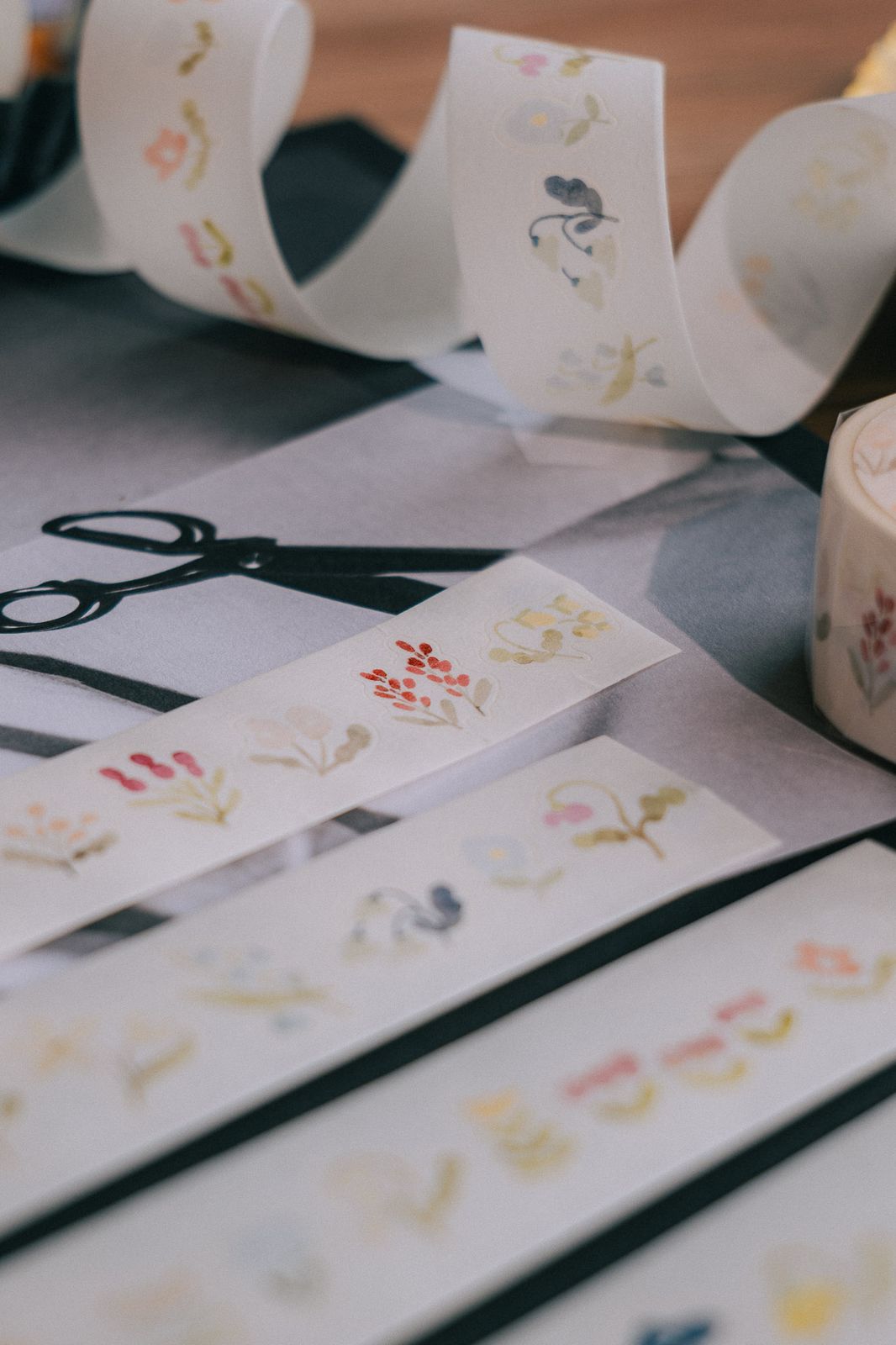 Kiss-cut Washi Tape | Little Corner Blooms (2.5cm)